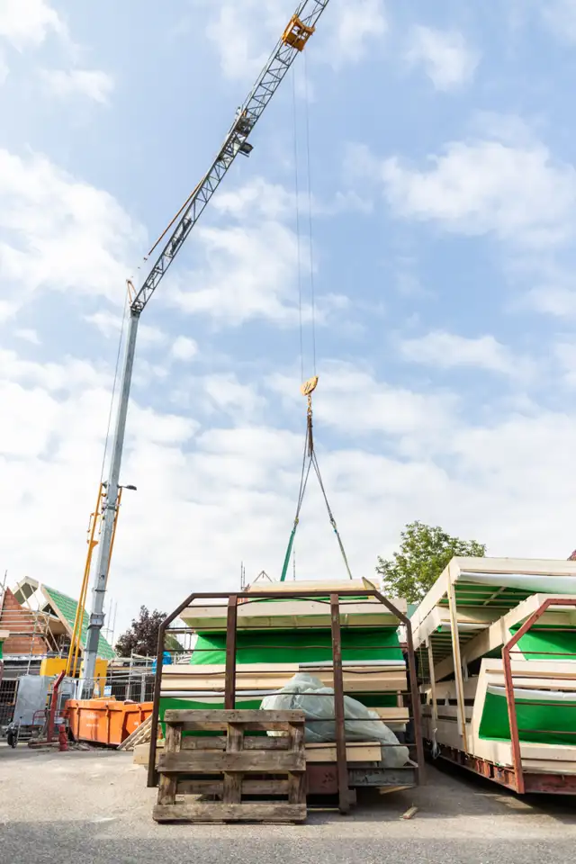 Verbouwsituatie met technische voorbereiding